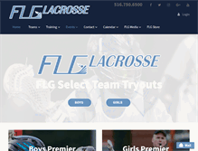 Tablet Screenshot of flglacrosse.com